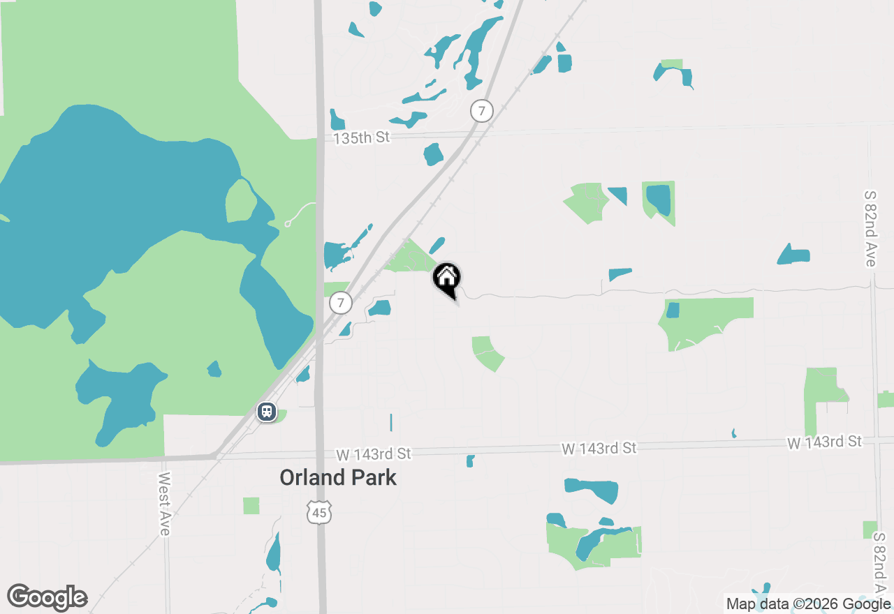 Map of 9229 Virginia Court #801, Orland Park, IL 60462