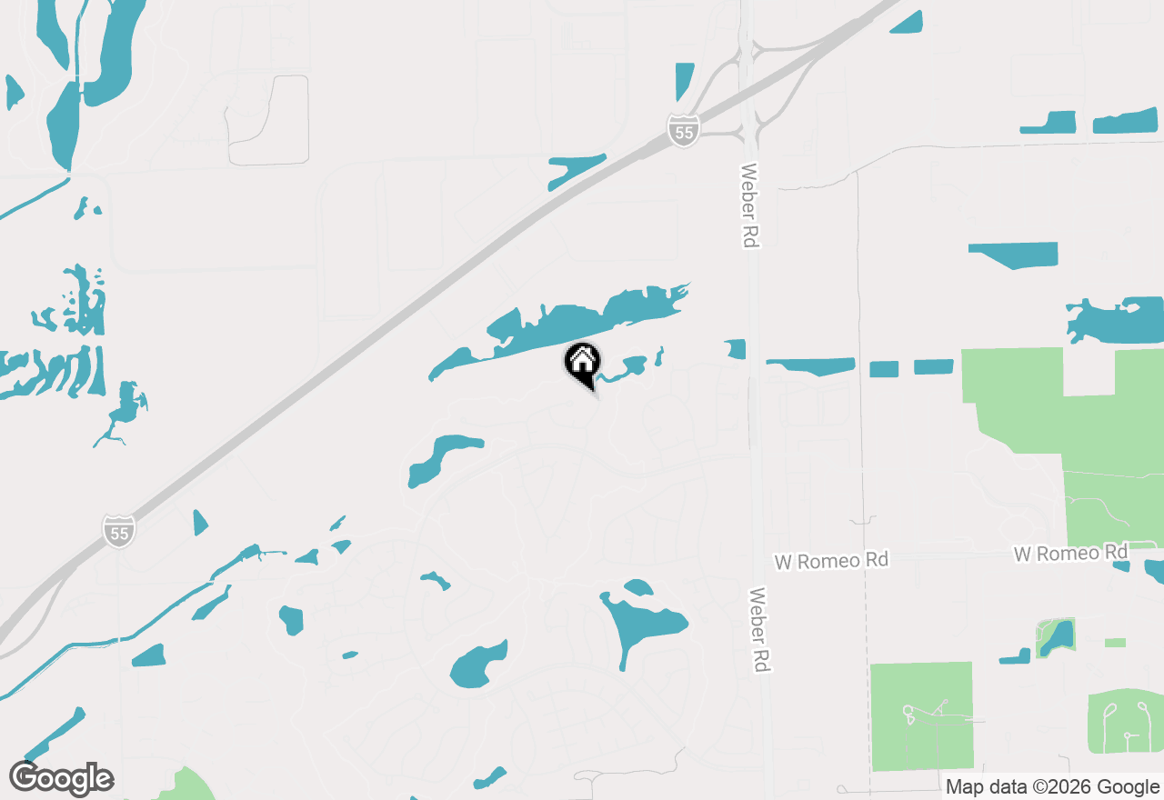 Map of (Address confidential), Plainfield, Illinois 60544