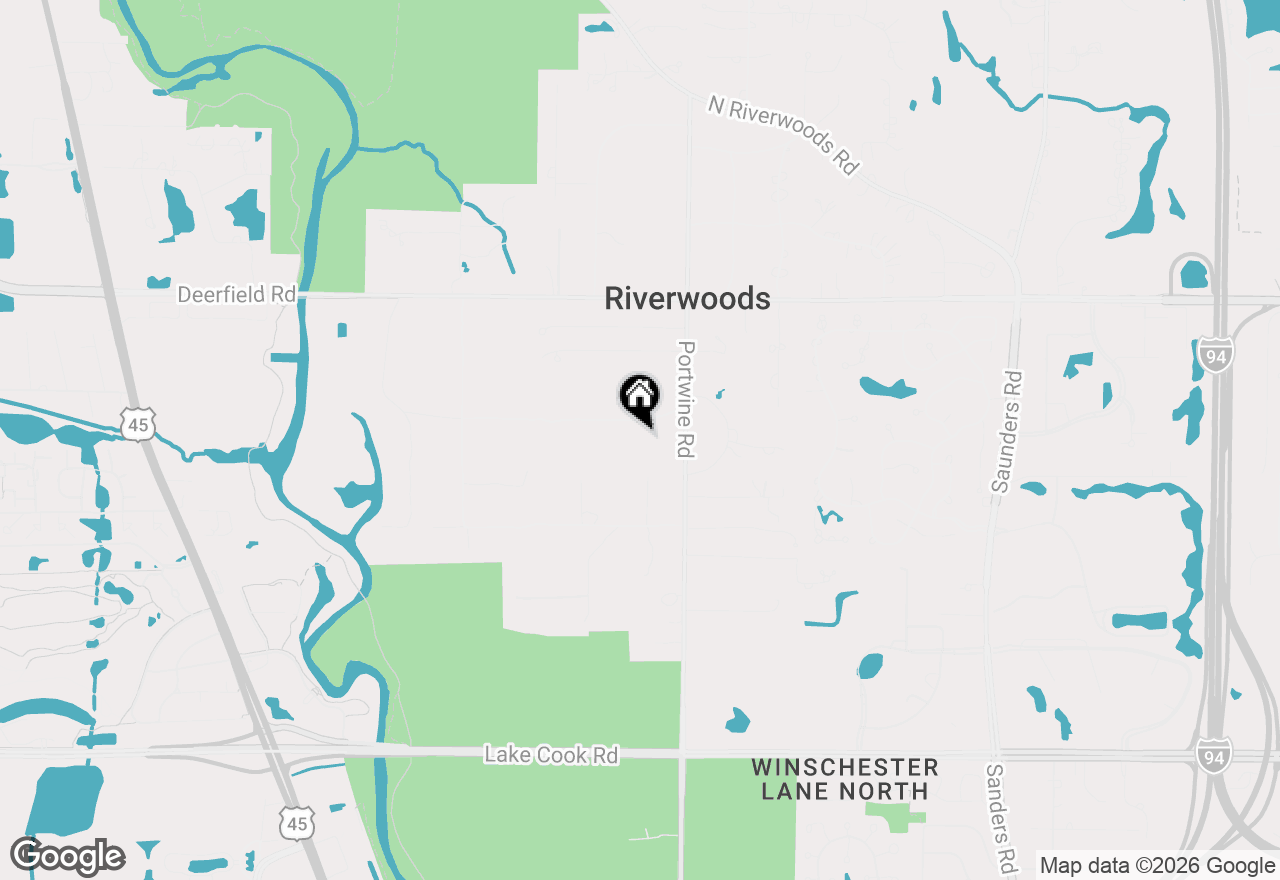 Map of 2841 Orange Brace Road, Riverwoods, IL 60015