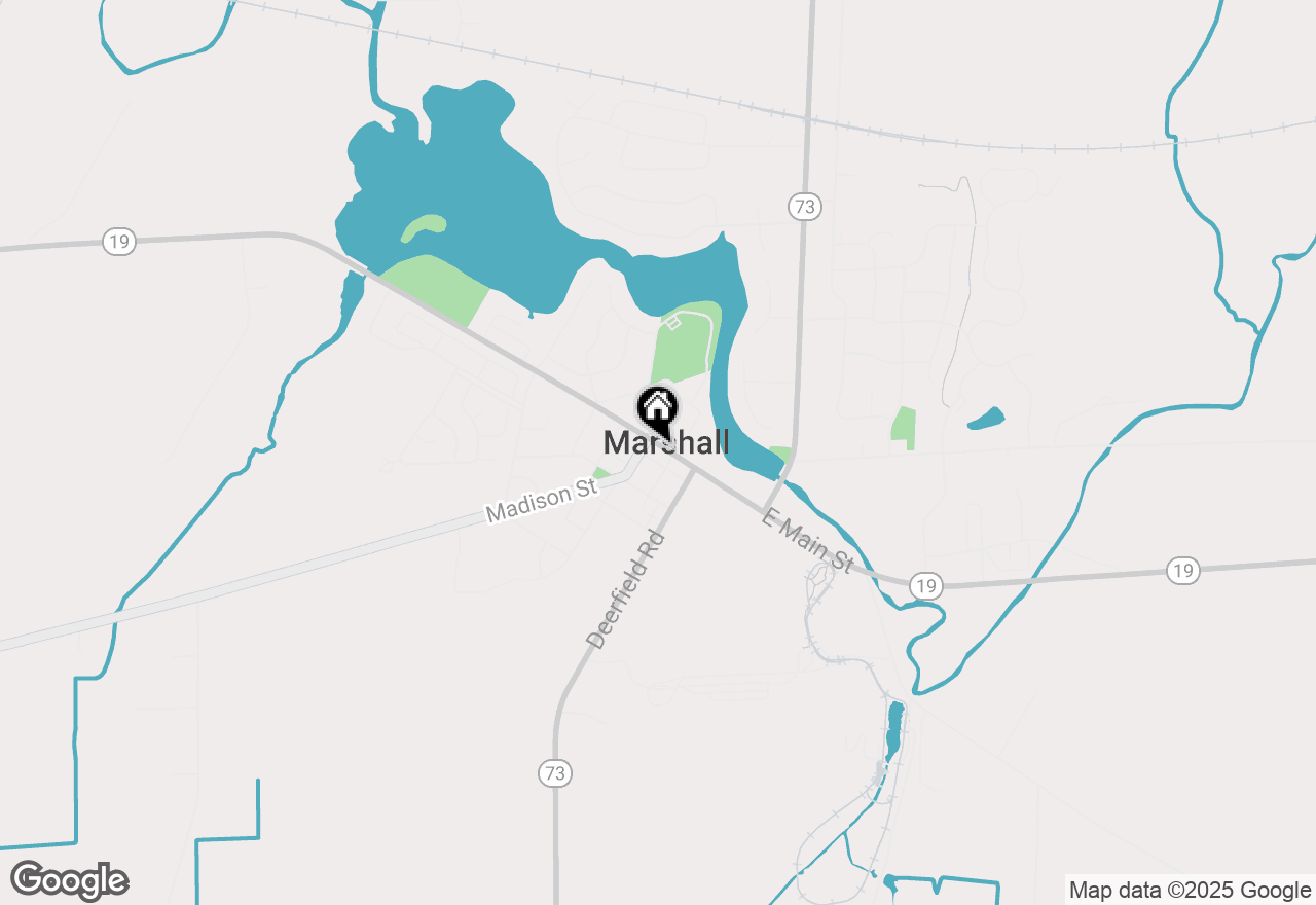 Map of 215 W Main Street, Marshall, WI 53559