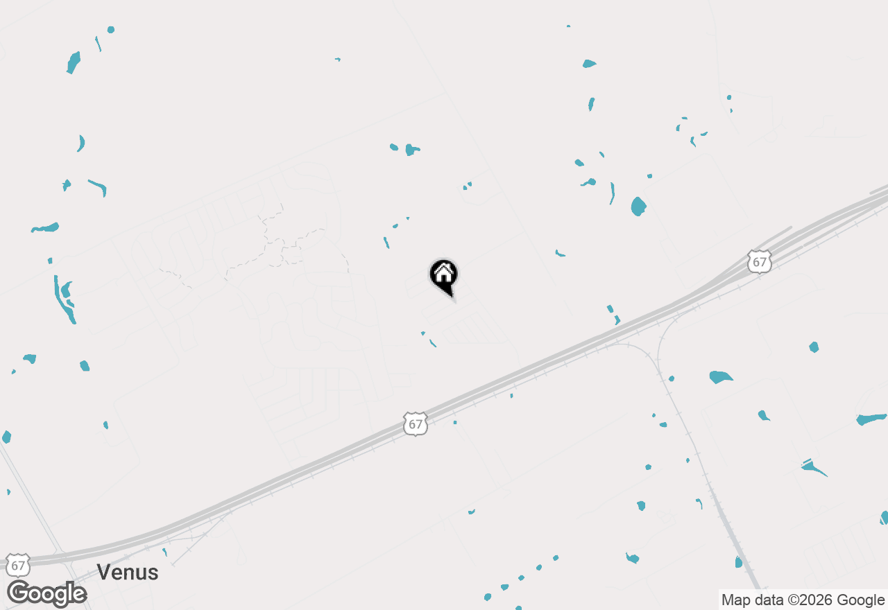Map of 640-642-644-646 Fallow Drive, Venus, TX 76084