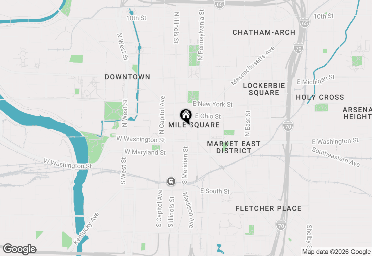 Map of 2202 N Leland Avenue, Indianapolis, IN 46218