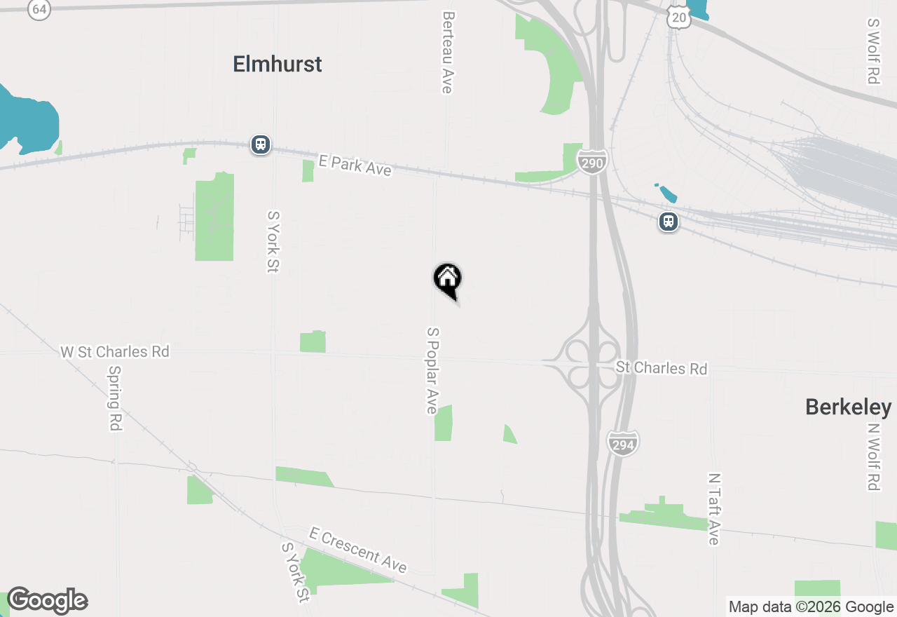 Map of 331 E Huntington Avenue, Elmhurst, IL 60126