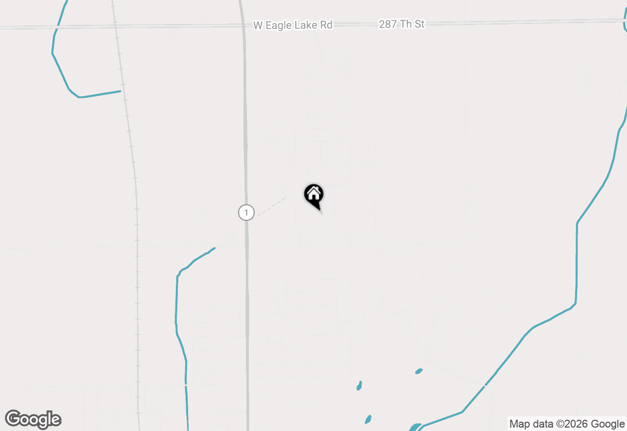 Map of 1415 Fox Hound Trail, Beecher, IL 60401