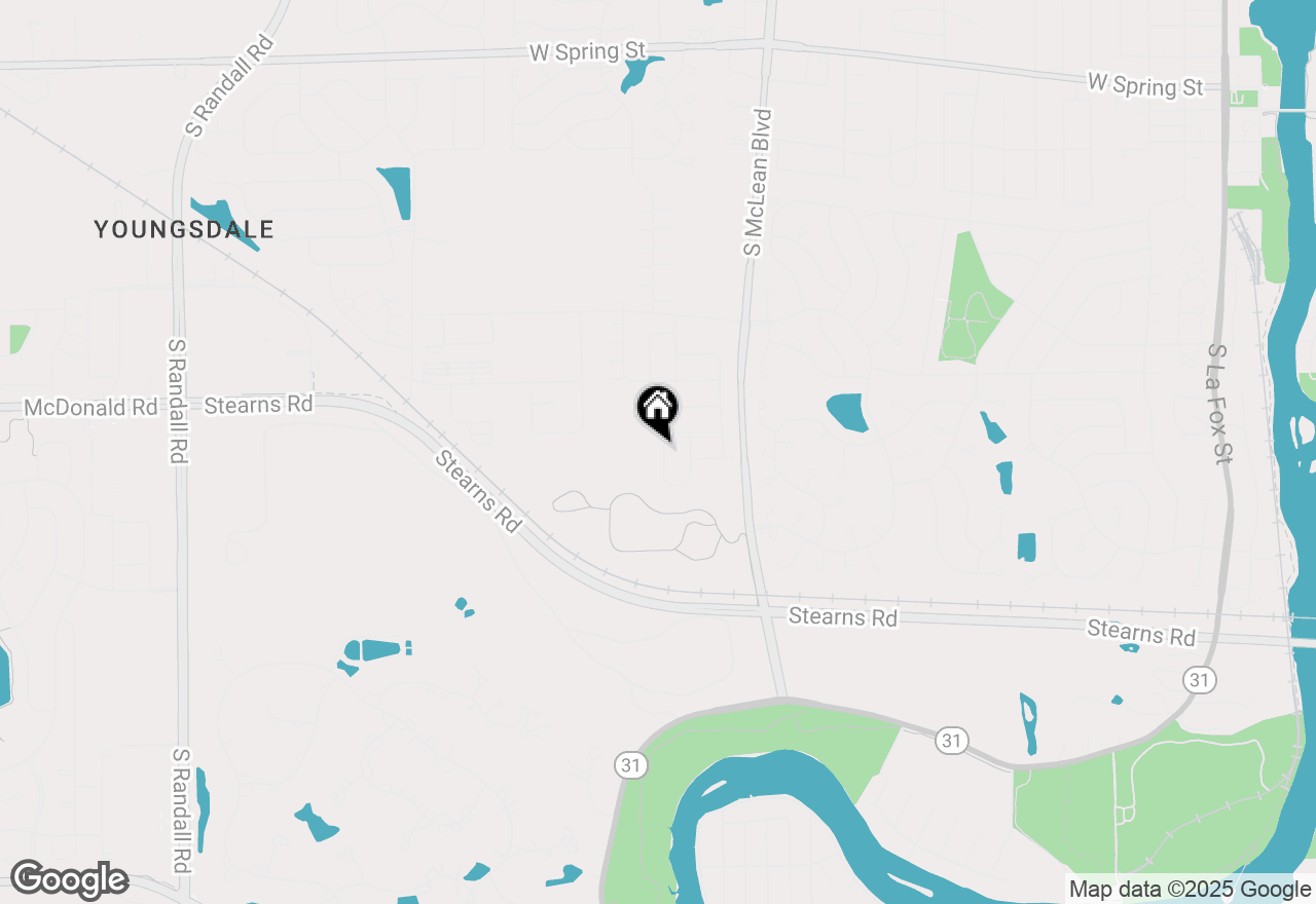 Map of 512 Endicott Road, South Elgin, IL 60177