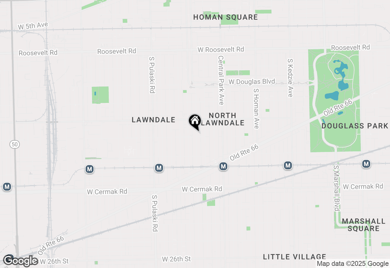 Map of 1650 S Ridgeway Avenue, Chicago, IL 60643