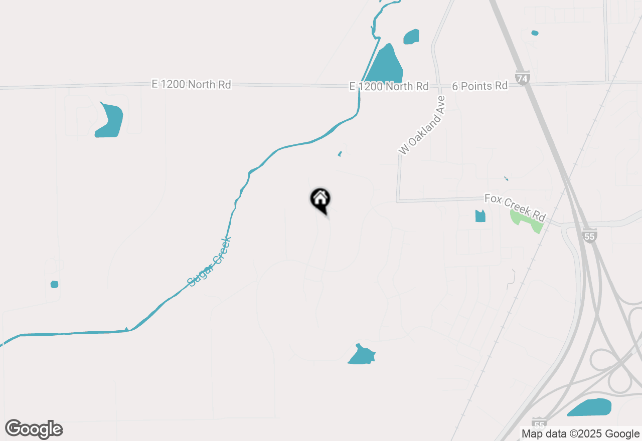 Map of 26 Pebblebrook Court, Bloomington, IL 61705