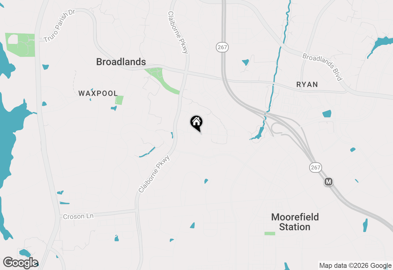 Map of 43126 Crosswind Terrace, Broadlands, VA 20148