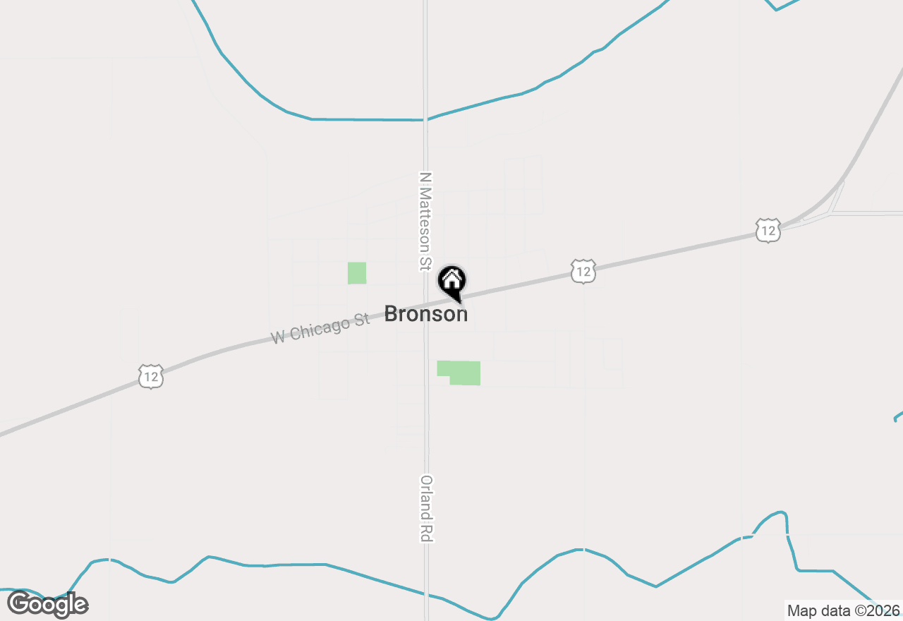 Map of 214 E Chicago Street, Bronson, MI 49028