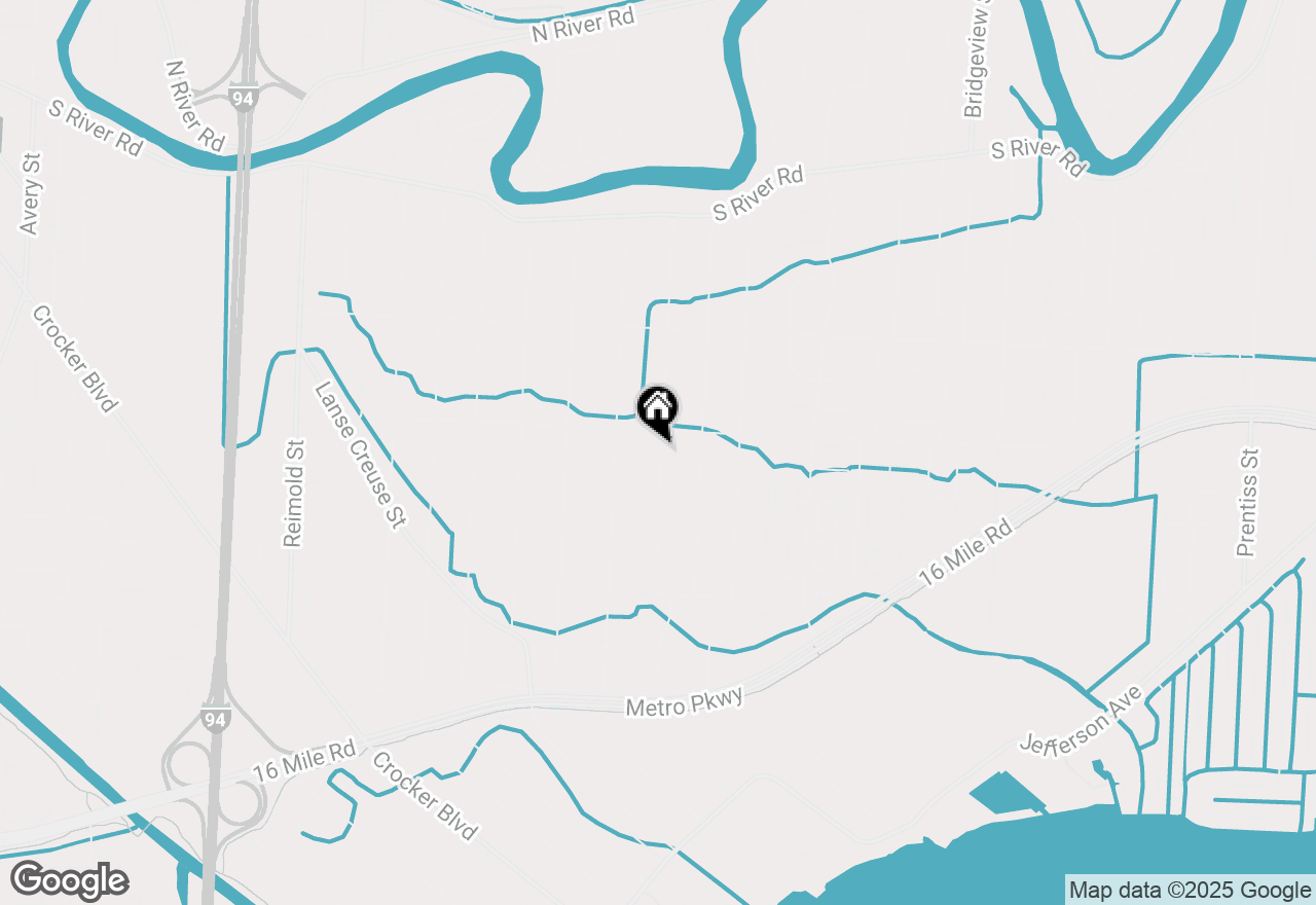 Map of 38501 Winkler Street, Harrison Township, MI 48045