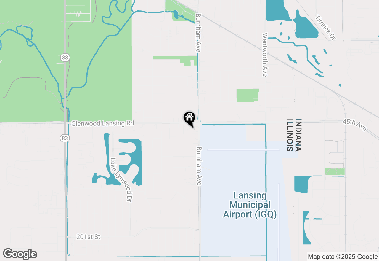 Map of 19530 Green Bay Avenue, Lynwood, IL 60411