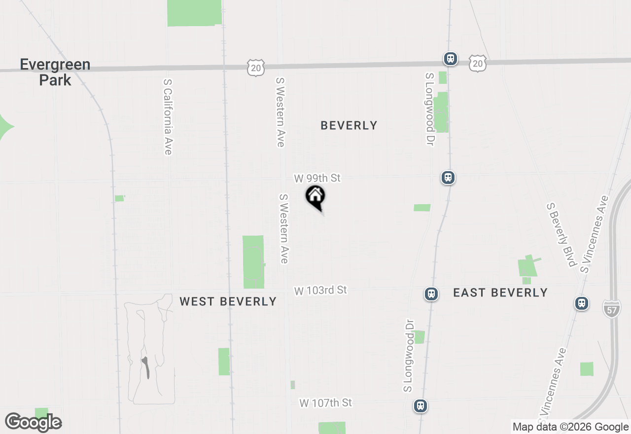 Map of 10021 S Oakley Avenue, Chicago, IL 60643