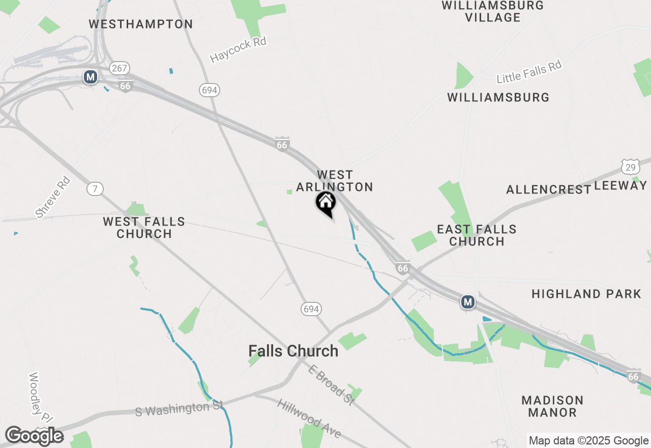 Map of 2717 N Yucatan Street, Arlington, VA 22213