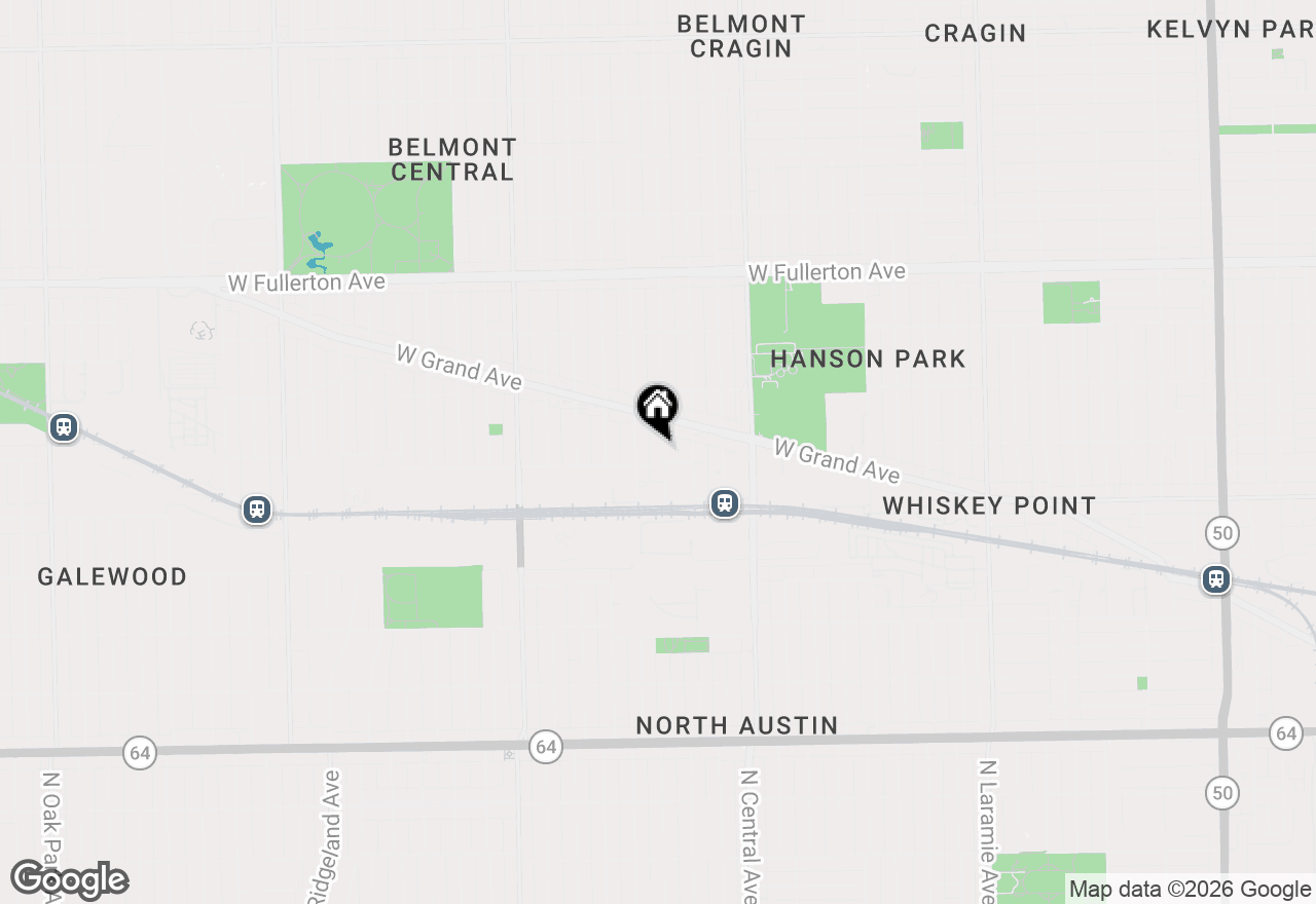 Map of 2110 N Mango Avenue, Chicago, IL 60639