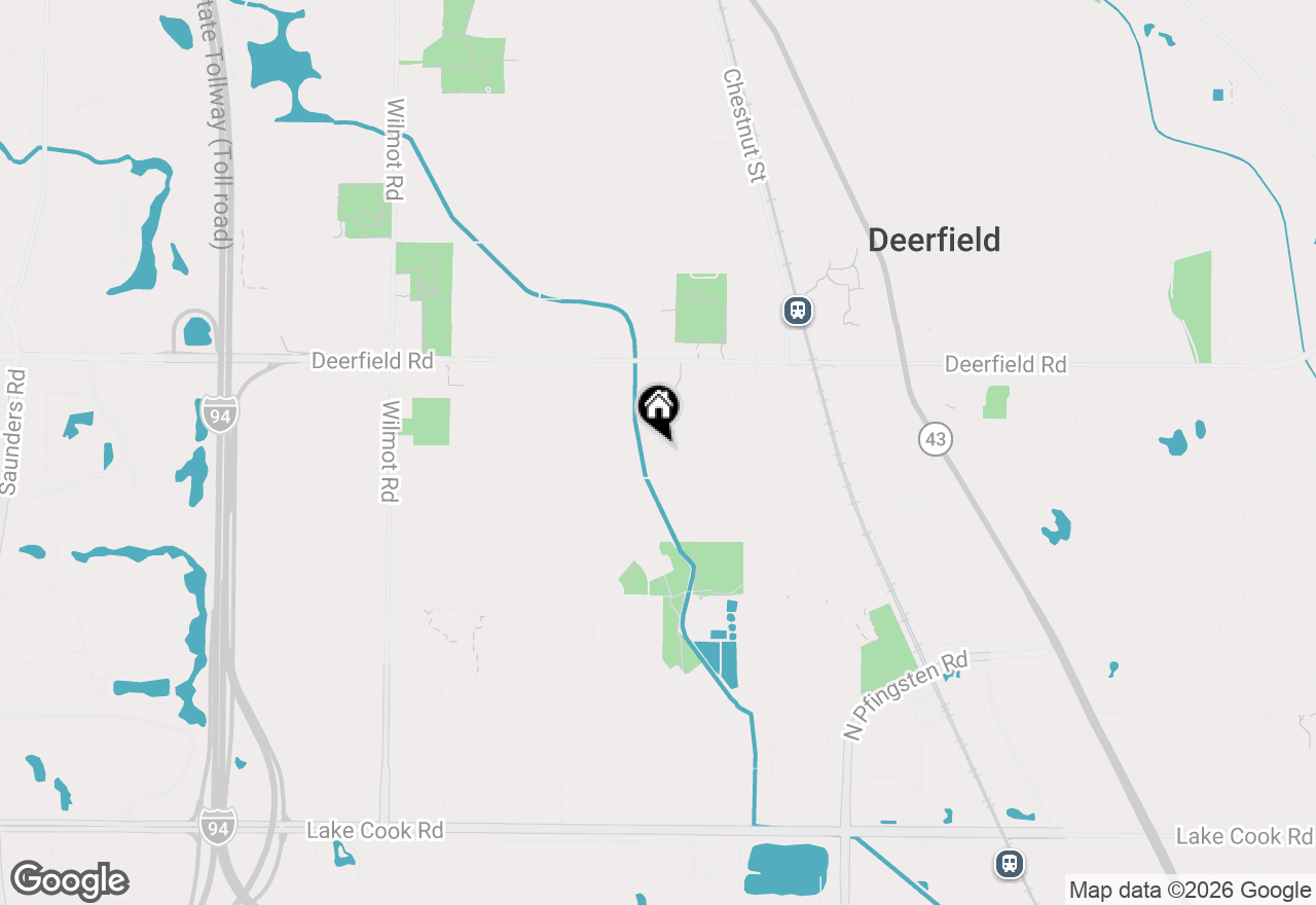 Map of 1129 Osterman Avenue, Deerfield, IL 60015