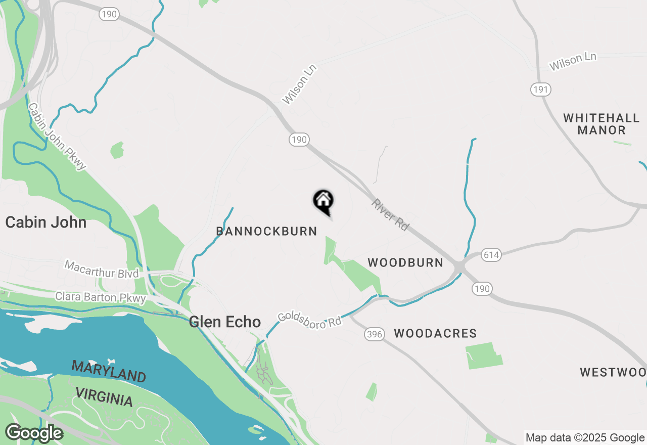 Map of 6605 Pyle Road, Bethesda, MD 20817