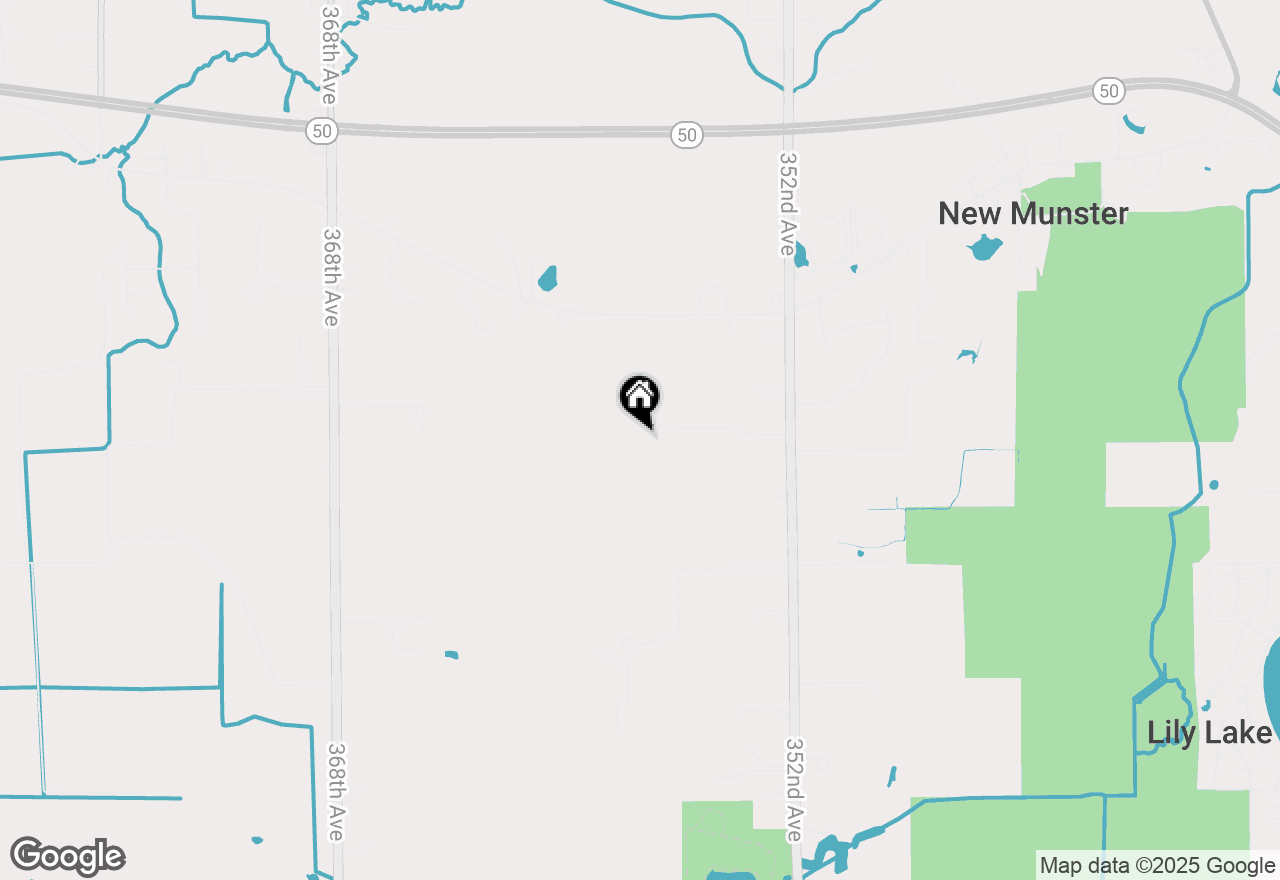 Map of 35645 70th Pl, Burlington, WI 53105