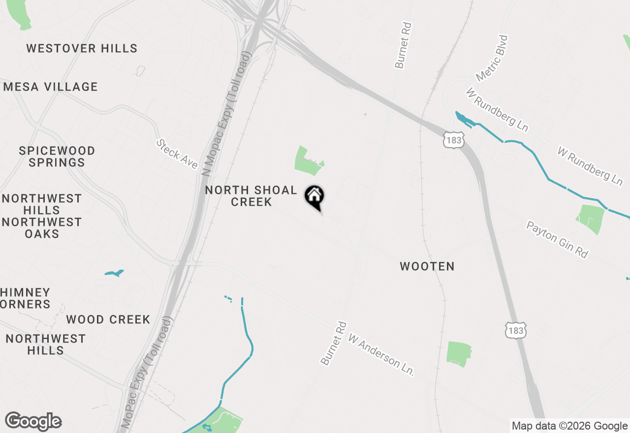 Map of 8208 Stillwood Ln, Austin, TX 78757