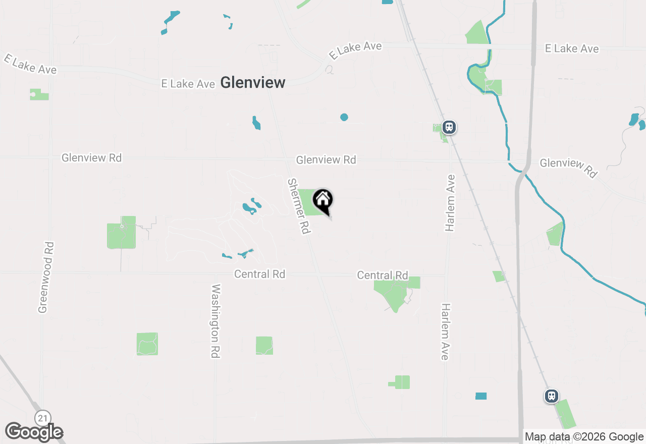 Map of 2311 Linneman Street, Glenview, IL 60025