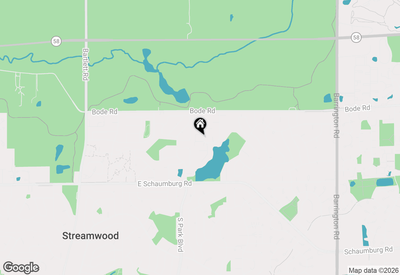 Map of 703 Garden Circle #3, Streamwood, IL 60107