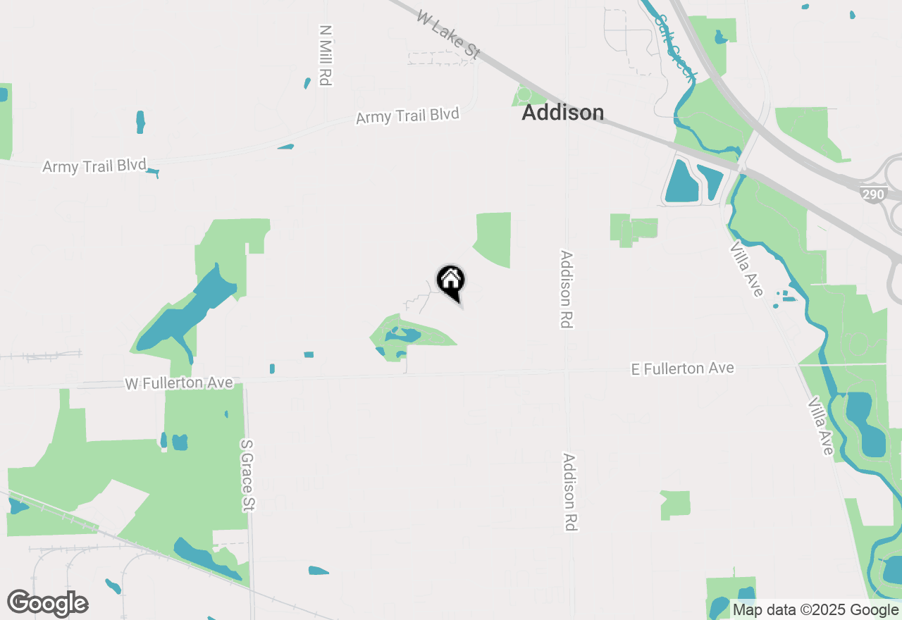 Map of (Address confidential), Addison, Illinois 60101