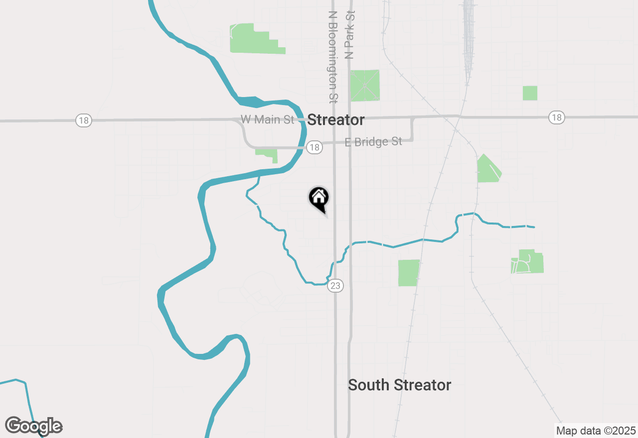 Map of 201 Court St, Streator, IL 61364