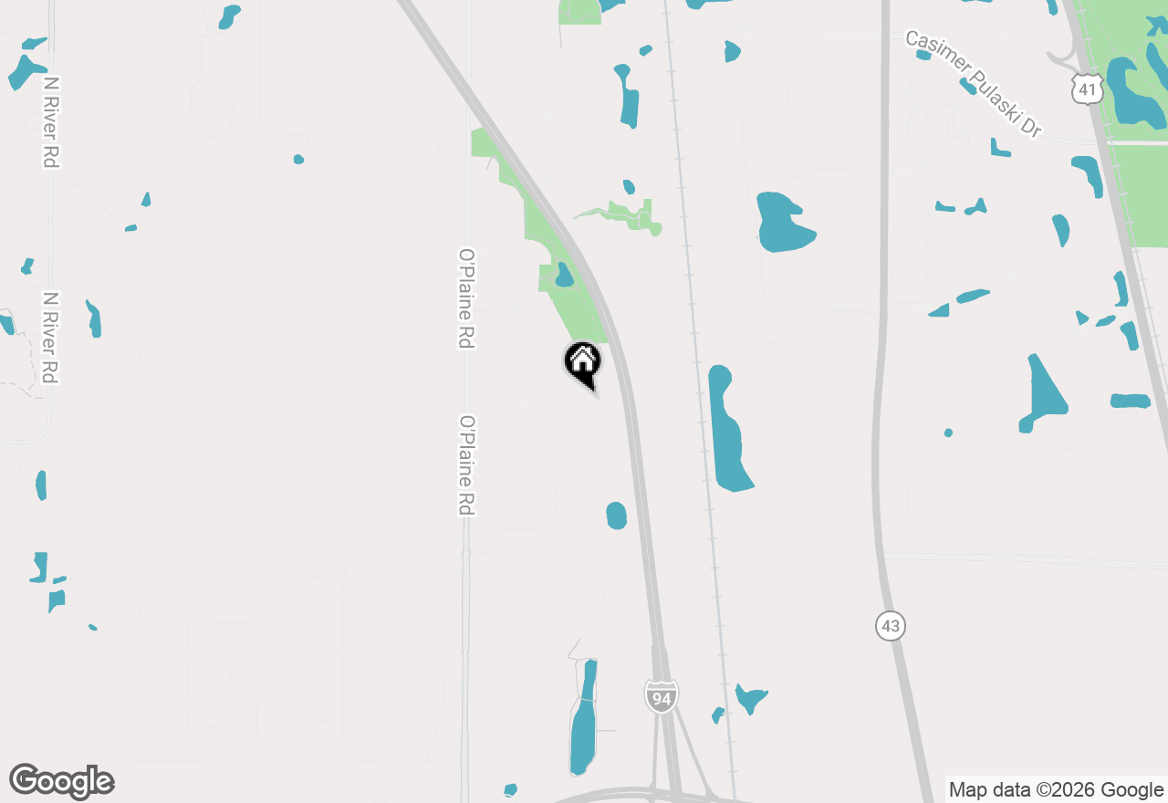 Map of 1905 S Osprey Lane, Libertyville, IL 60048