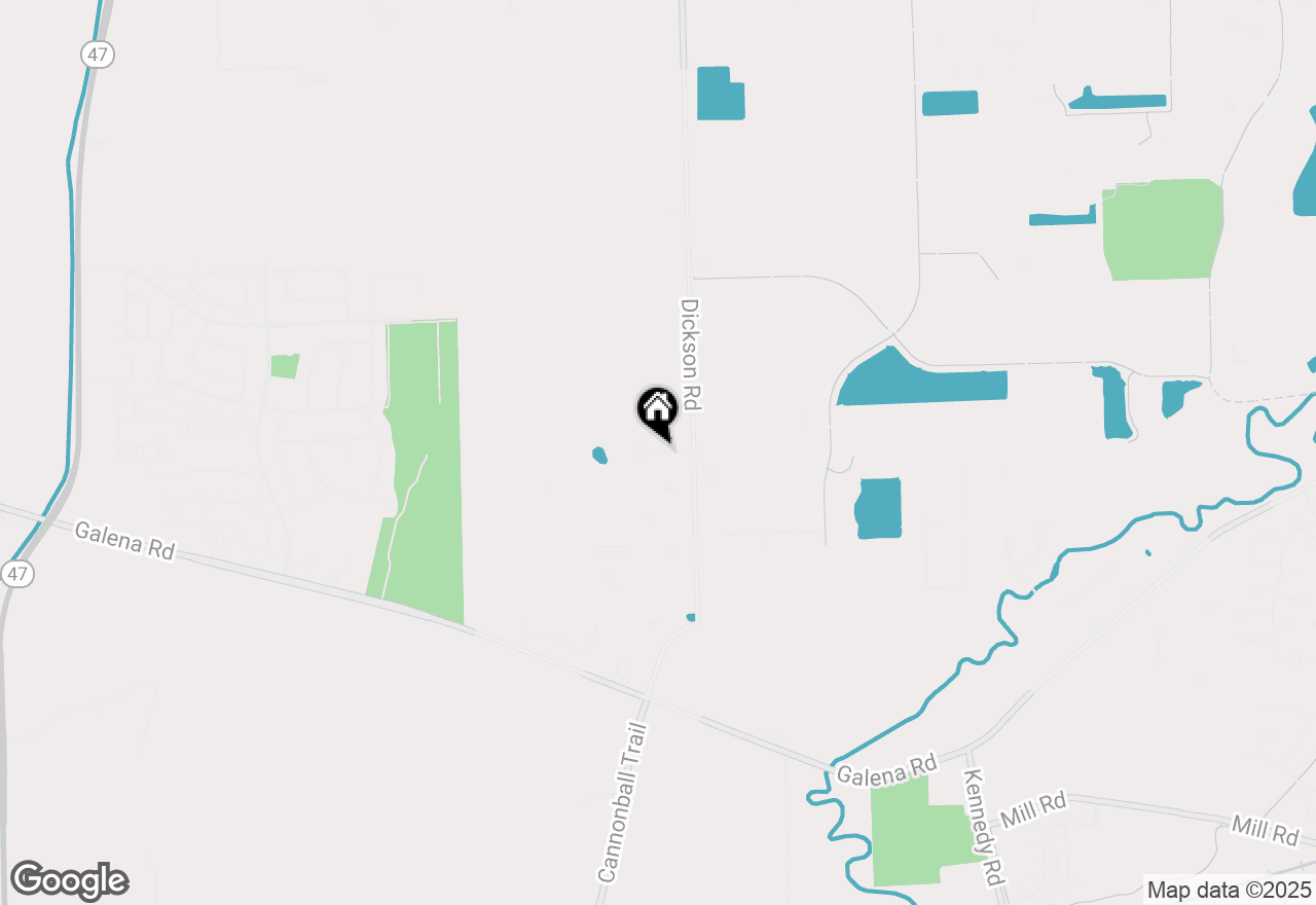 Map of 927 Dickson Road, Bristol, IL 60512