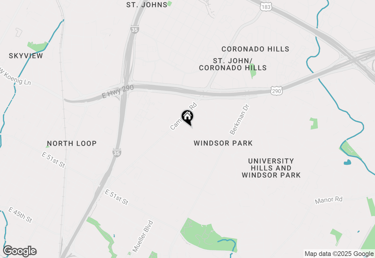 Map of 1400 Briarcliff Blvd, Austin, TX 78723