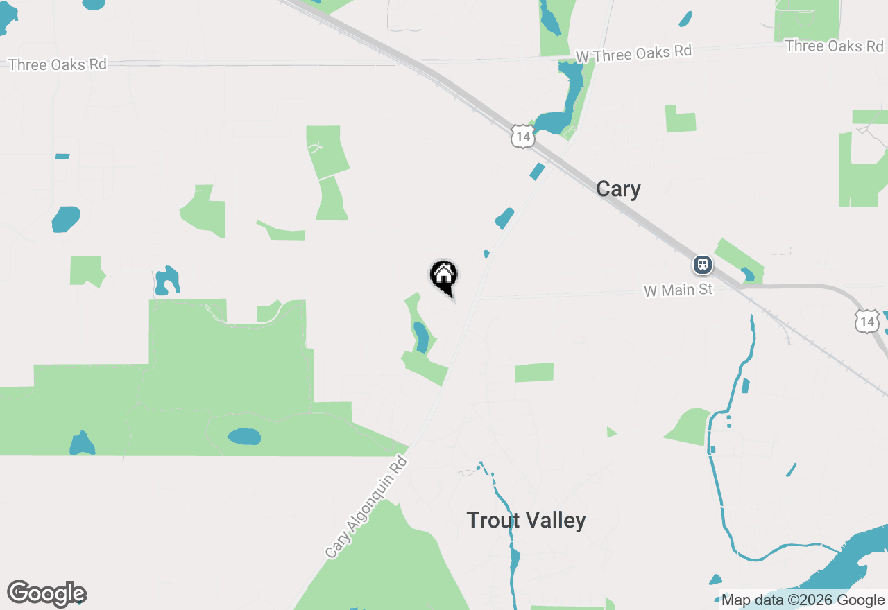 Map of 6 Cambridge Court, Cary, IL 60013