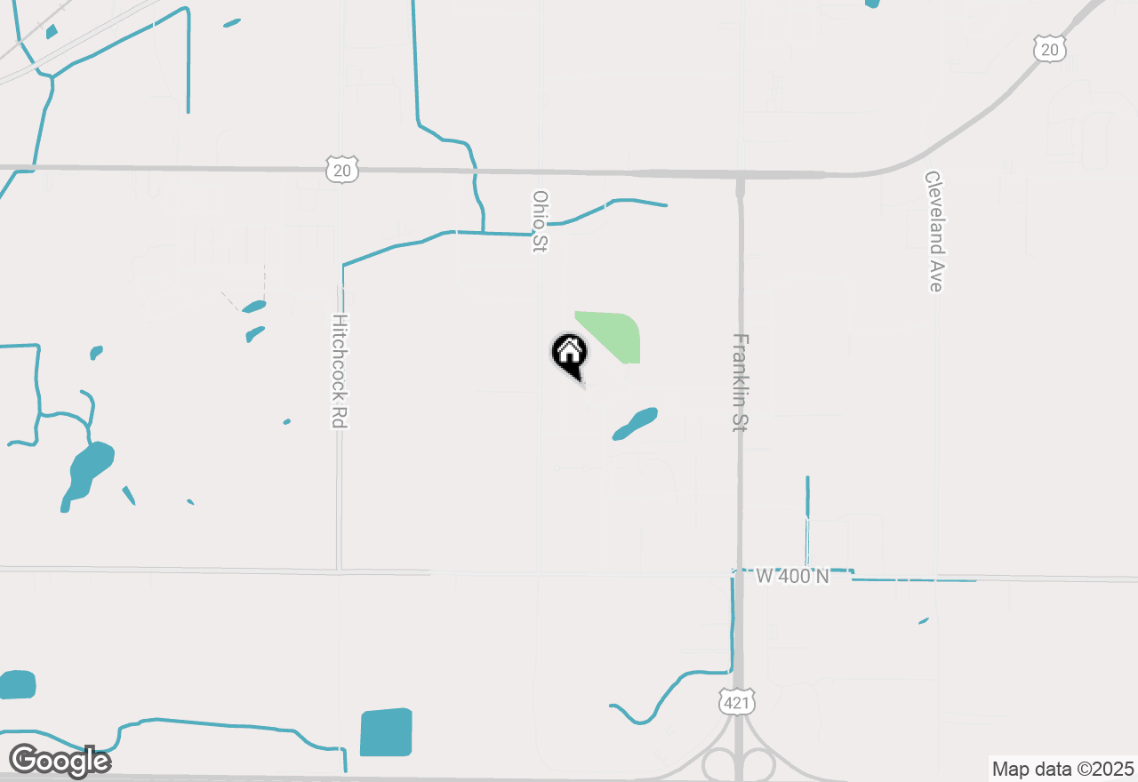 Map of 320 Crestwood Drive, Michigan City, IN 46360