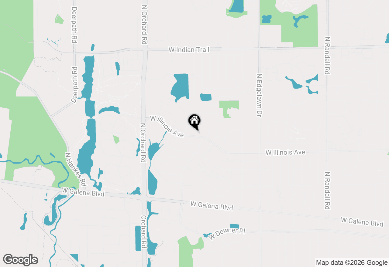 Map of 2181 W Illinois Avenue, Aurora, IL 60506