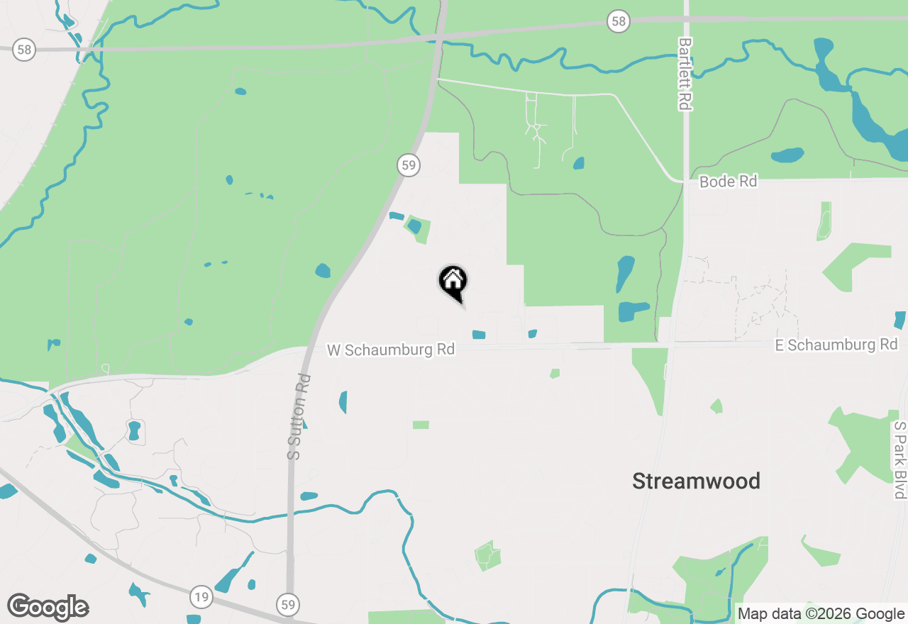 Map of 18 Ascot Lane, Streamwood, IL 60107