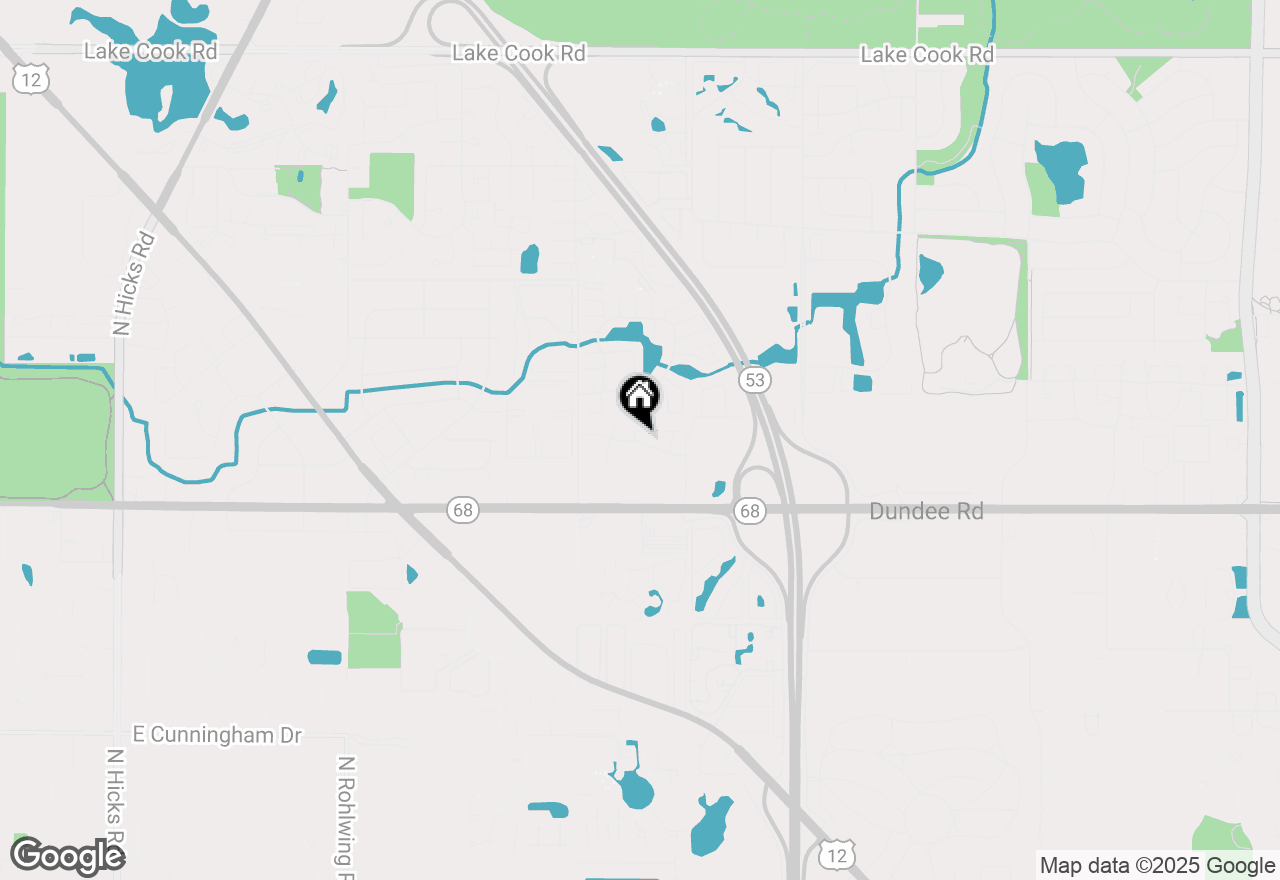 Map of 1342 Inverrary Lane #1342, Palatine, IL 60074