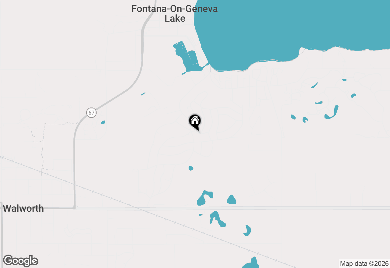 Map of 327 Church Dr, Fontana, WI 53125