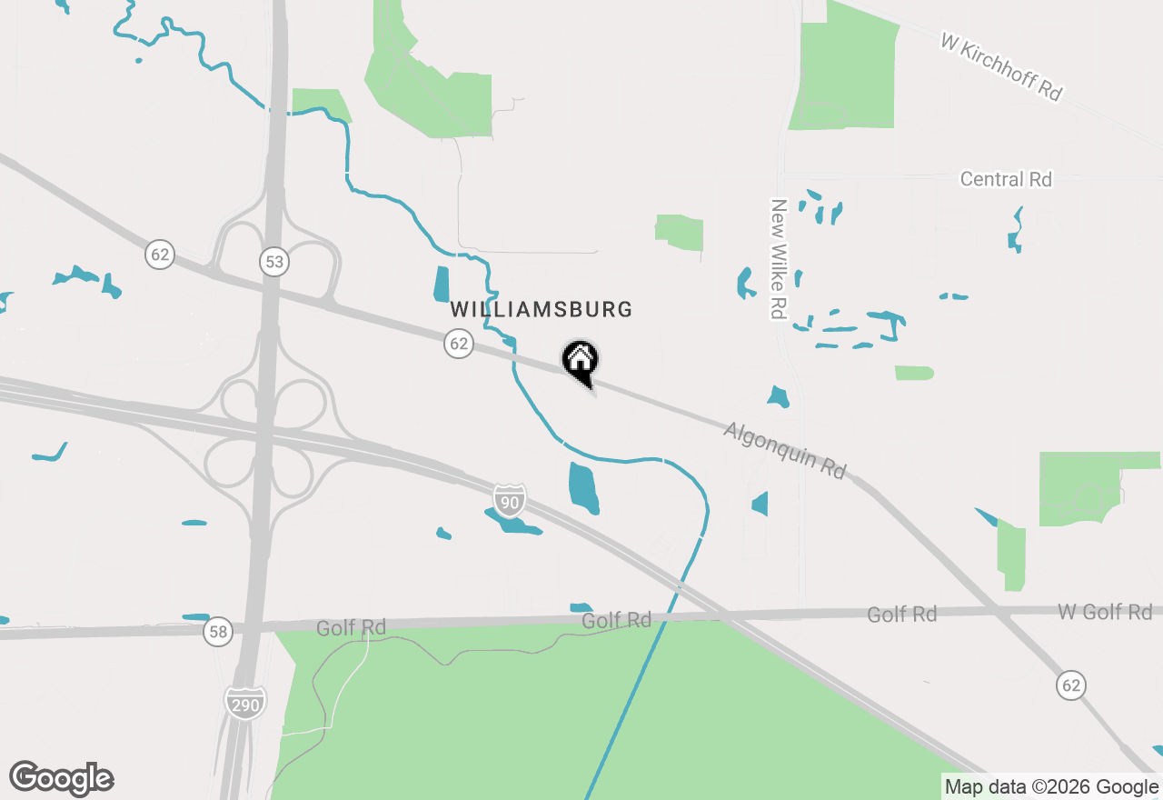 Map of 5400 Carriageway Drive #103, Rolling Meadows, IL 60008