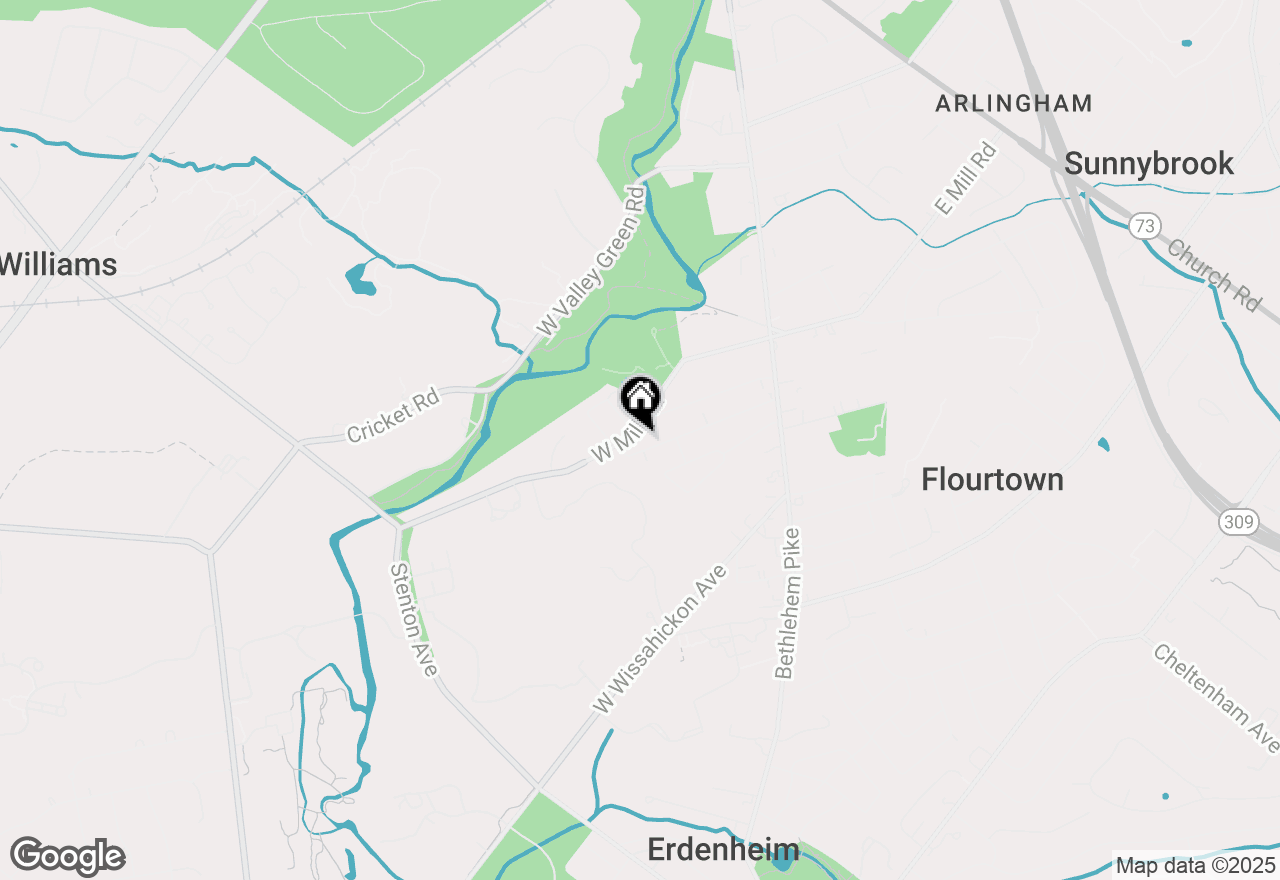 Map of 67 Grove Avenue #2ND FL, Flourtown, PA 19031