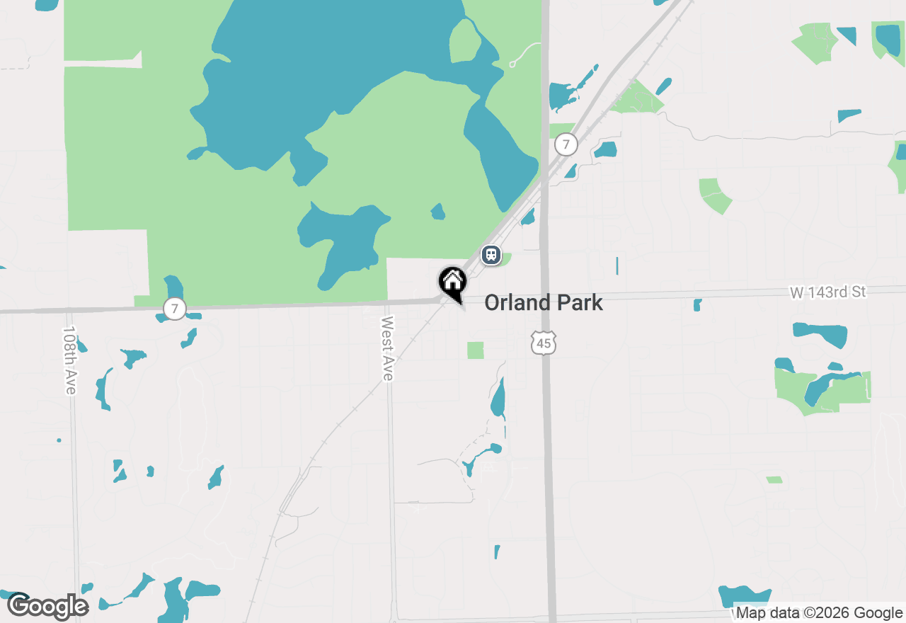 Map of 14314 Beacon Avenue #2, Orland Park, IL 60462