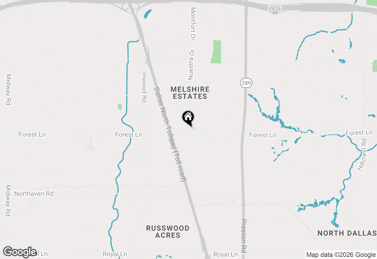 Map of 5529 Forsan Way, Dallas, TX 75230