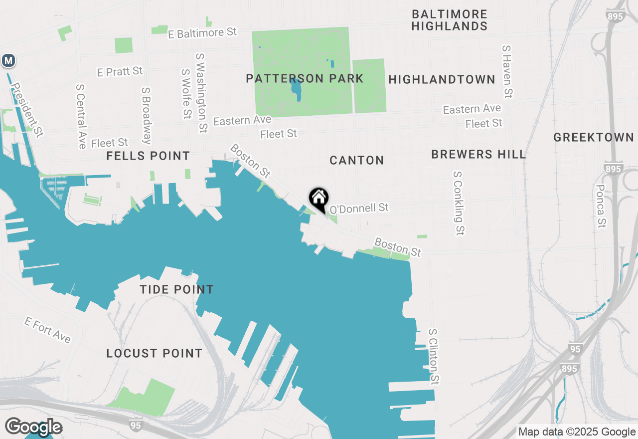 Map of 2639 Boston Street #318, Baltimore, MD 21224