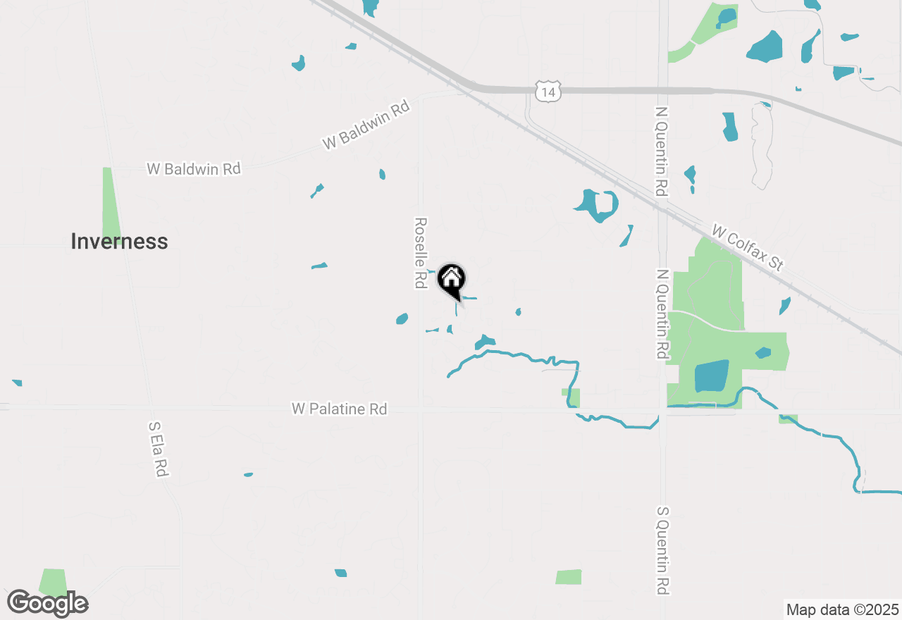 Map of 129 Duntrune Lane, Inverness, IL 60067