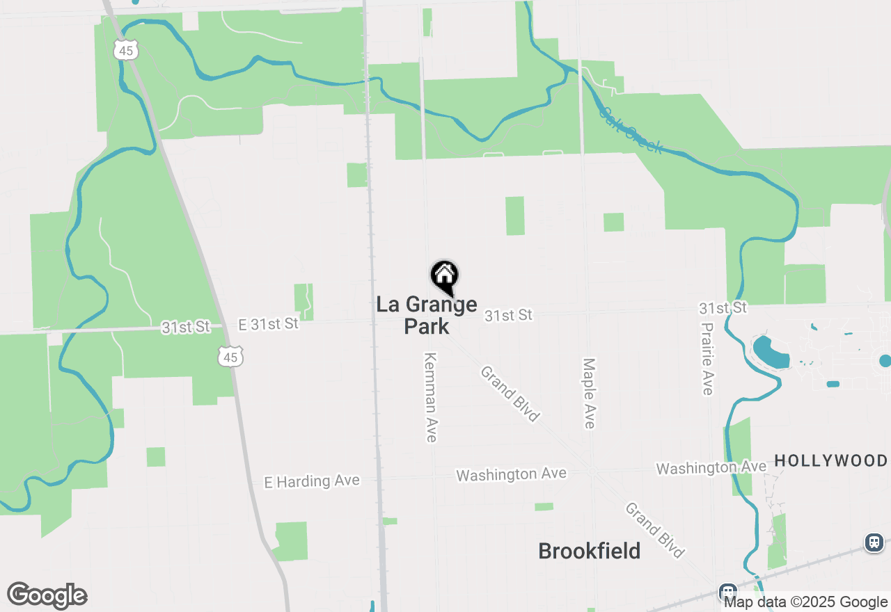 Map of 1108 Blanchan Avenue, La Grange Park, IL 60526