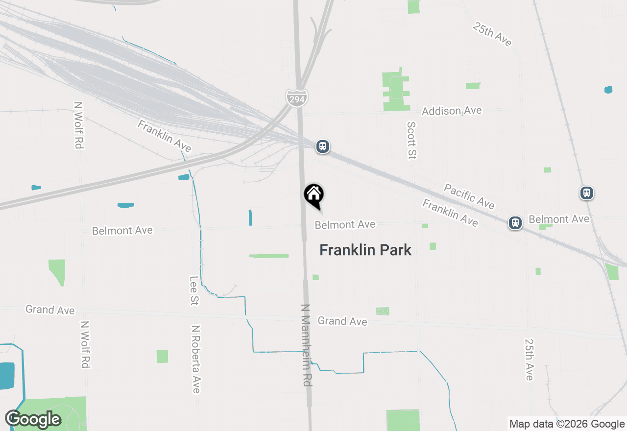 Map of 3218 Lincoln Street, Franklin Park, IL 60131