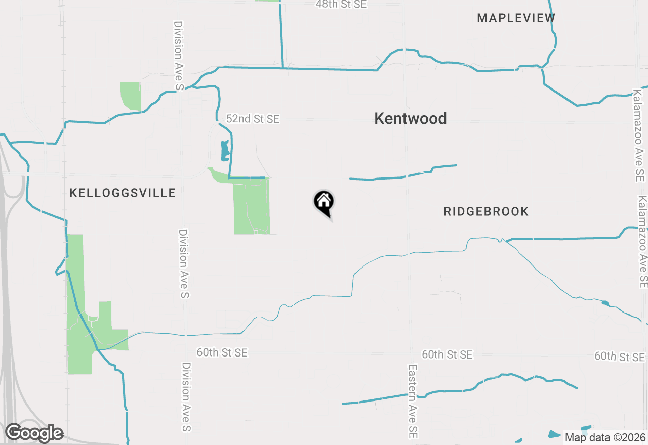 Map of 5535 Pinebrook Avenue Se, Kentwood, MI 49548