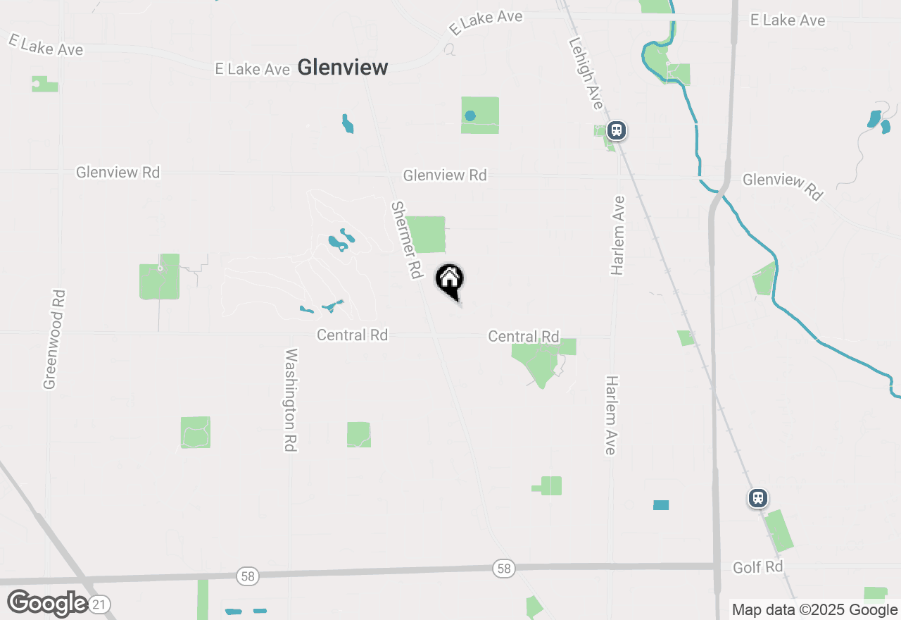 Map of 2313 Robincrest Lane, Glenview, IL 60025