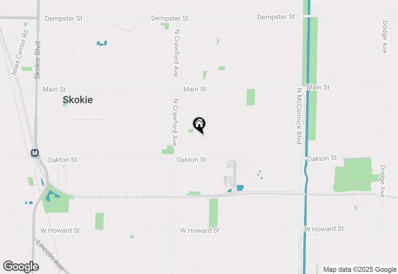 Map of 8115 E Prairie Road, Skokie, IL 60076