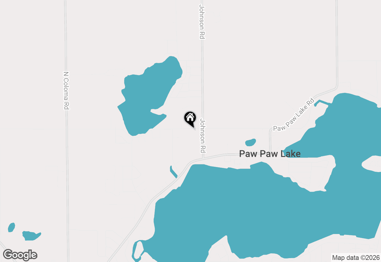 Map of 7226 Little Paw Paw Lake Road, Coloma, MI 49038