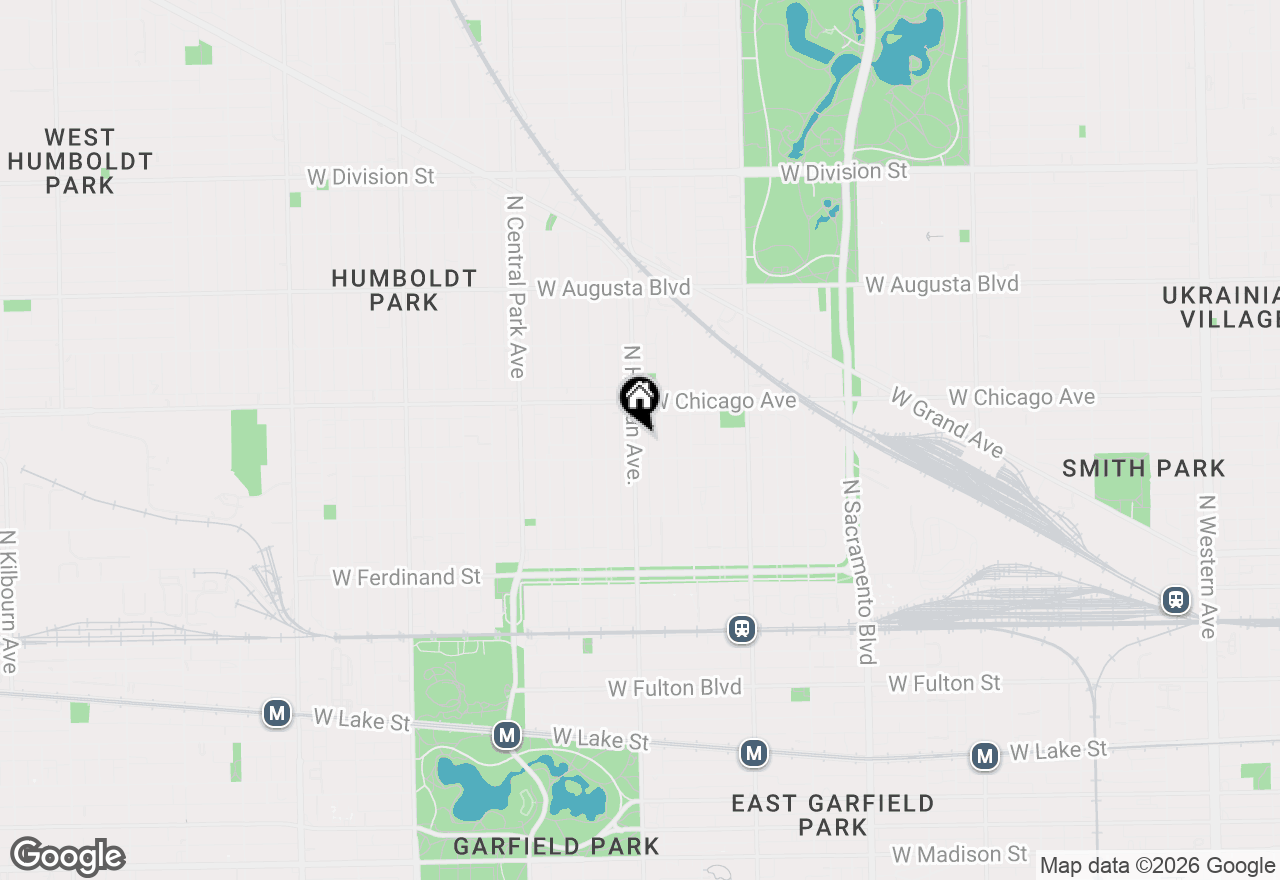Map of 717 N Homan Avenue, Chicago, IL 60624