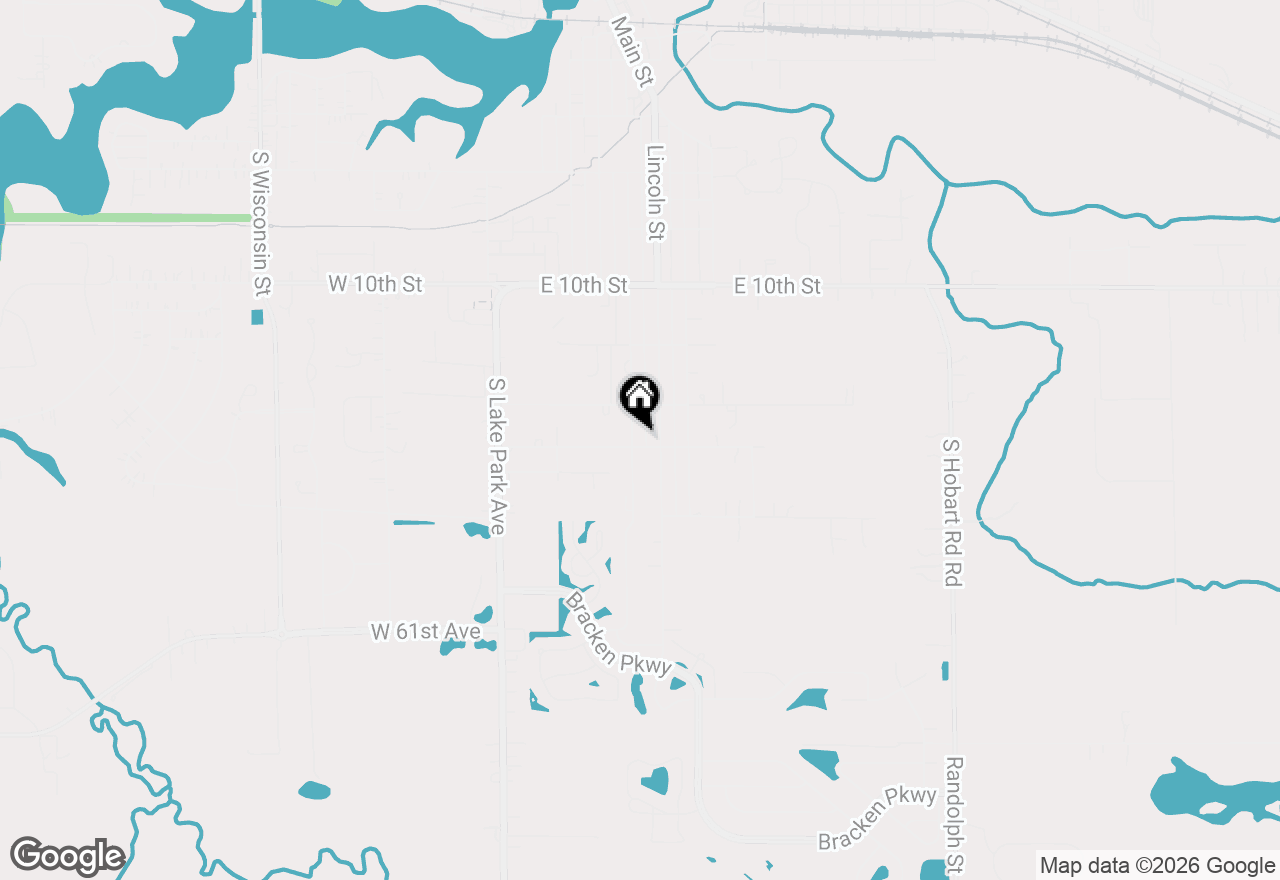 Map of 1229 State Street, Hobart, IN 46342