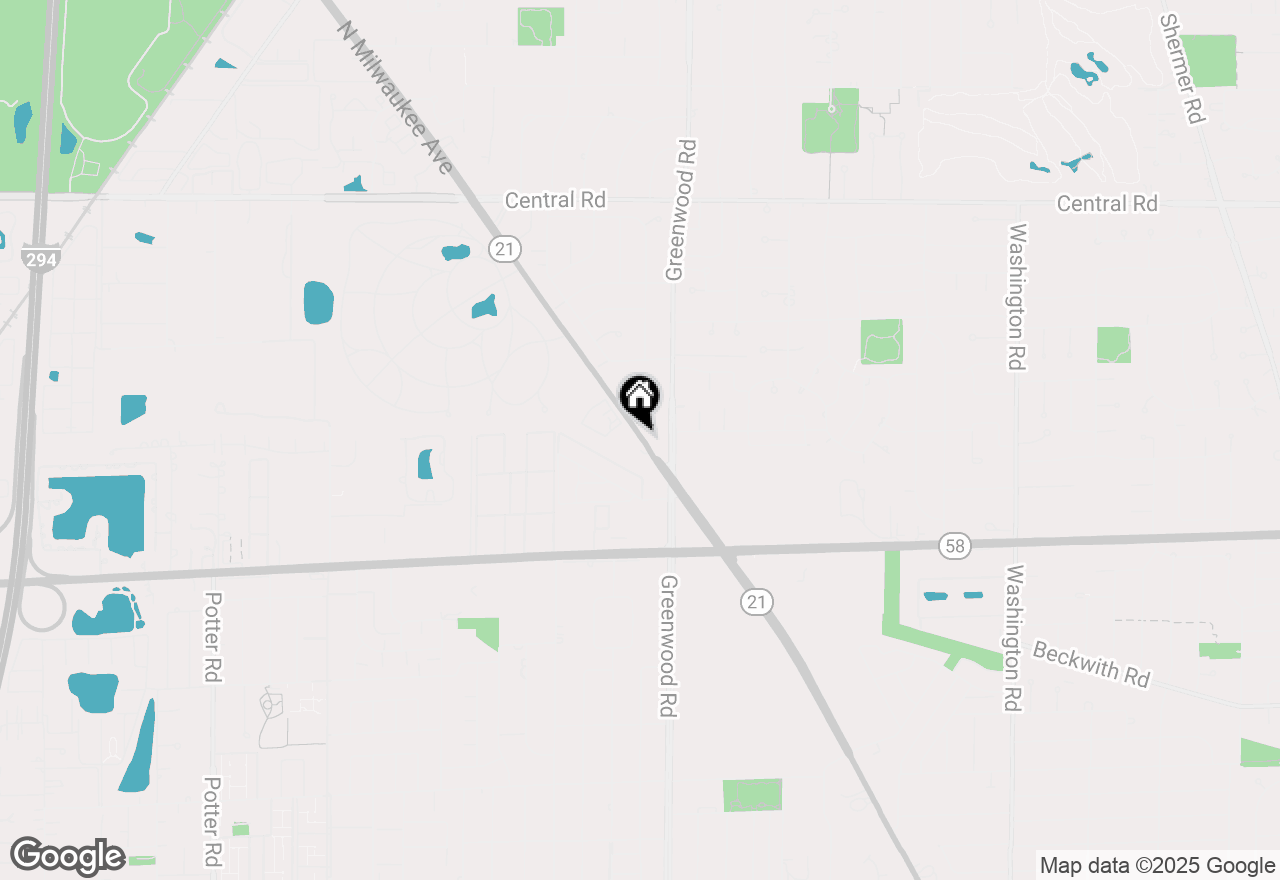 Map of 9820 Milwaukee Avenue, Glenview, IL 60025